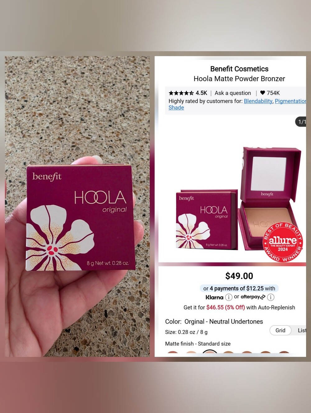 Benefit Hoola Powder Bronzer